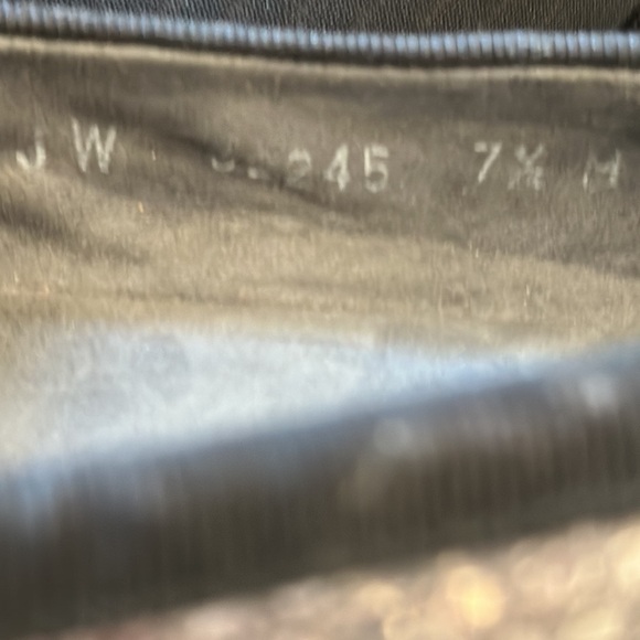 Stuart Weitzmam Pewter Snake Embossed Ballet Flats Size 7.5 - Picture 7 of 11